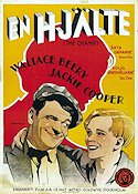 En hjälte 1931 poster Wallace Beery Jackie Cooper