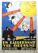 En kärleksnatt vid öresund 1931 movie poster Erik Berglund Elisabeth Frisk Bengt Djurberg Maritta Marke Fred Winter