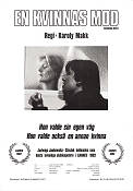 En kvinnas mod 1982 poster Jadwiga Jankowska Karoly Makk Filmen från: Hungary