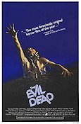 The Evil Dead 1981 movie poster Bruce Campbell Sam Raimi
