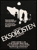 The Exorcist 1973 movie poster Max von Sydow Ellen Burstyn Linda Blair William Friedkin Religion