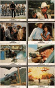 Extreme Prejudice 1987 lobby card set Nick Nolte Powers Boothe Michael Ironside Walter Hill Glasses Police and thieves