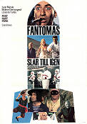 Fantomas se dechaine 1966 movie poster Louis de Funes Jean Marais Andre Hunebelle
