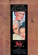 Dangerous Liaisons 1988 movie poster Glenn Close John Malkovich Michelle Pfeiffer Uma Thurman Stephen Frears