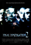 Final Destination 2 2003 poster AJ Cook Ali Larter Tony Todd David Ellis