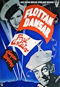 Follow the Fleet 1936 movie poster Fred Astaire Ginger Rogers Musicals