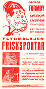 Flygmalajen frisksportar 1937 poster George Formby Kay Walsh Anthony Kimmins