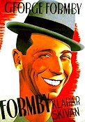 Formby klarar skivan 1940 poster George Formby