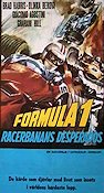 Formula 1 Racerbanans desperados 1978 movie poster Brad Harris Cars and racing