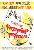 Monkey Business 1952 movie poster Marilyn Monroe Cary Grant Ginger Rogers Charles Coburn Howard Hawks