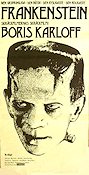 Frankenstein 1931 poster Boris Karloff Colin Clive Mae Clarke James Whale Art Deco