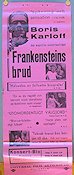 Frankensteins brud 1936 poster Boris Karloff Hitta mer: Frankenstein