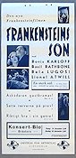Frankensteins son 1939 poster Boris Karloff Basil Rathbone Bela Lugosi Hitta mer: Frankenstein