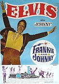 Frankie and Johnny 1966 poster Elvis Presley Donna Douglas Rock och pop Musikaler