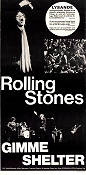 Gimme Shelter 1970 poster Rolling Stones David Maysles Rock och pop Dokumentärer