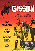 Gisslan 1955 poster Mary Murphy Ward Bond Ray Milland