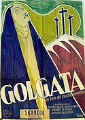 Golgata 1936 poster Harry Baur Jean Gabin Art Deco