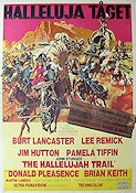 Hallelujah-tåget 1966 poster Burt Lancaster Lee Remick