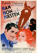 Broadway Bill 1934 movie poster Warner Baxter Myrna Loy Frank Capra Horses