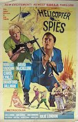 The Helicopter Spies 1969 movie poster Robert Vaughn David McCallum Find more: Man From UNCLE Agents