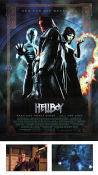 Hellboy 2004 poster Ron Perlman Doug Jones Selma Blair Guillermo del Toro Från serier