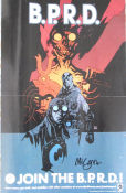 Hellboy BPRD Signed 2010 poster Find more: Comics Poster artwork: Mike Mignola