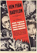 Hem från Babylon 1941 poster Gerd Hagman Alf Sjöberg