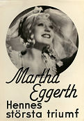 Hennes största triumf 1934 poster Martha Eggerth Theo Lingen Johannes Meyer