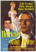 Herrscher ohne Krone 1957 movie poster OW Fischer Horst Buchholz Harald Braun