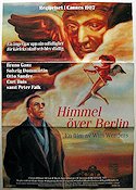 Der Himmel über Berlin 1987 movie poster Bruno Ganz Wim Wenders Artistic posters