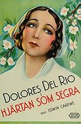 Hjärtan som segra 1929 poster Dolores del Rio
