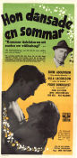 One Summer of Happiness 1951 movie poster Ulla Jacobsson Folke Sundquist Edvin Adolphson Arne Mattsson