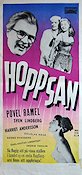 Hoppsan 1955 poster Povel Ramel Sven Lindberg Harriet Andersson Stig Olin