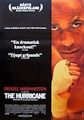 The Hurricane 1999 poster Denzel Washington Vicellous Shannon Deborah Kara Unger Norman Jewison Boxning