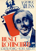 Huset Rothschild 1934 poster George Arliss Boris Karloff Alfred L Werker