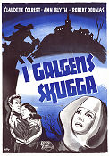 I galgens skugga 1952 poster Claudette Colbert Ann Blyth Robert Douglas Douglas Sirk Film Noir