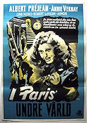 Movie Poster I Paris undre v�rld