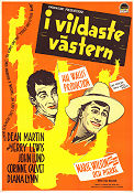 I vildaste västern 1950 poster Jerry Lewis Dean Martin John Lund Hal Walker