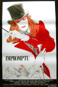 Impromptu 1990 poster Judy Davis Hugh Grant Mandy Patinkin James Lapine Konstaffischer