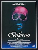 Inferno 1980 movie poster Dario Argento Find more: Giallo