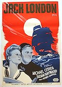 Jack London 1944 movie poster Michael O´Shea Susan Hayward Eric Rohman art Ships and navy