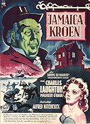 Jamaica Inn 1939 poster Charles Laughton Maureen O´Hara Alfred Hitchcock