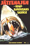 Jättehajen vindsurfarnas skräck 1981 poster James Franciscus Enzo G Castellari Fiskar och hajar Kultfilmer