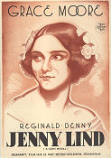 Jenny Lind 1930 poster Grace Moore Reginald Denny Wallace Beery Sidney Franklin