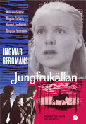 Jungfrukällan 1959 poster Birgitta Valberg Gunnel Lindblom Max von Sydow Ingmar Bergman Affischkonstnär: Anders Gullberg