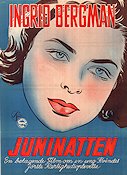 Juninatten 1940 poster Ingrid Bergman