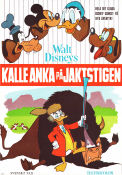 Kalle Anka på jaktstigen 1965 movie poster Kalle Anka Donald Duck Poster artwork: Einar Lagerwall