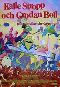 Movie Poster Kalle Stropp Grodan Boll p� svindlande �ventyr
