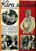 Kära släkten 1933 movie poster Thor Modéen Tutta Rolf Sickan Carlsson Gösta Ekman