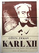 Karl XII 1925 movie poster Gösta Ekman John W Brunius Find more: Silent movie